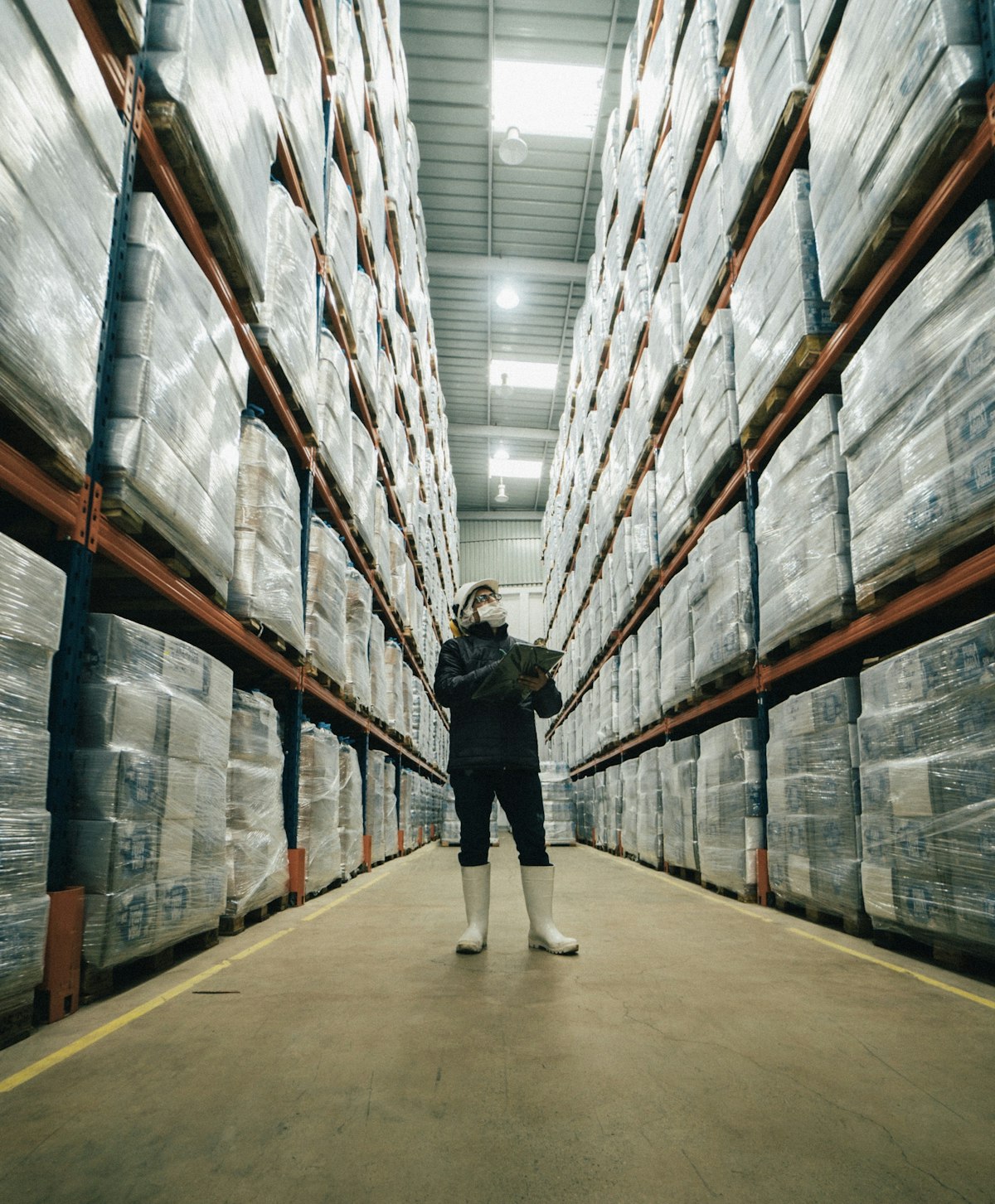 Grocery wholesale inventory pallets
